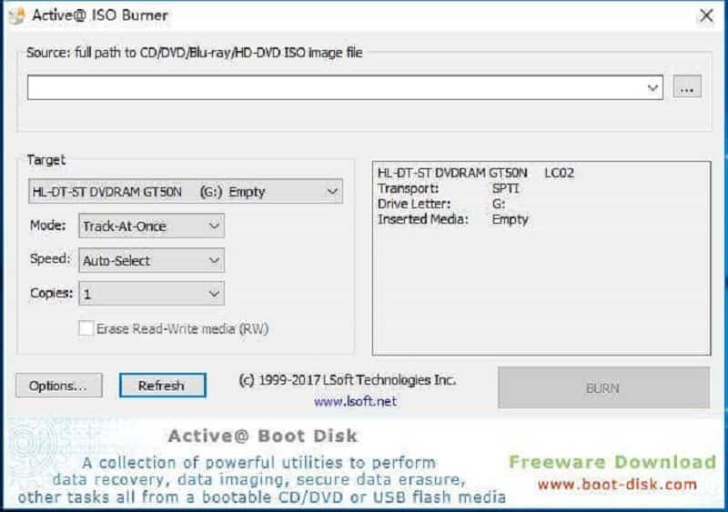 Active@ISO Burner