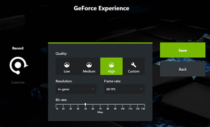 nvidia geforce experience shadowplay