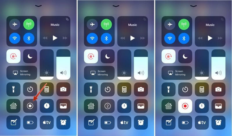 iOS 11スクリーンレコーダー