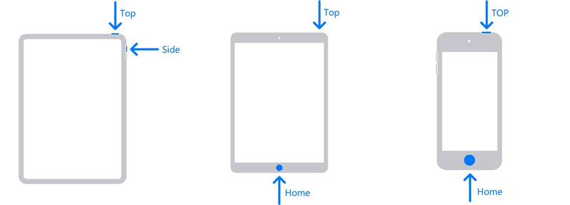 iPadiPodのスクリーンショットを撮る